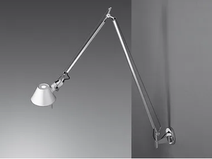 TOLOMEO BRACCIO - Aluminium wall lamp with swing arm - Wall lamp by Artemide
