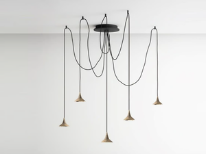 UNTERLINDEN CHANDELIER FREE - LED adjustable brass chandelier - Ceiling lamp by Artemide