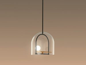 YANZI - LED blown glass pendant lamp - Ceiling lamp by Artemide