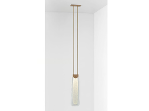 FIZI SLAB - LED blown glass pendant lamp - Ceiling lamp by Articolo Studio
