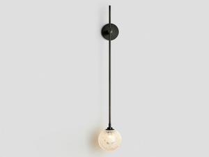 FIZI STILTS - Led wall lamp in brass and glass - Wall lamp by Articolo Studio