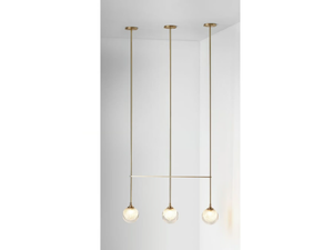FIZI TRIPLE BALL - LED glass pendant lamp - Ceiling lamp by Articolo Studio