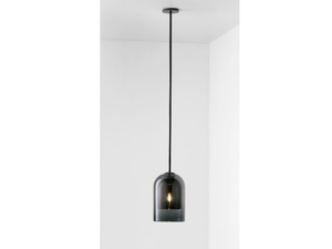LUMI - Glass and steel pendant lamp - Ceiling lamp by Articolo Studio