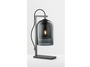 LUMI - Glass and steel table lamp - Table lamp by Articolo Studio