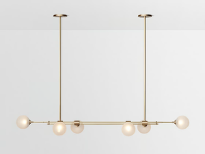 TRILOGY HORIZONTAL - LED handmade pendant lamp - Ceiling lamp by Articolo Studio