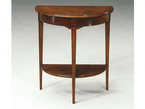 CANALETTO - Demilune cherry wood console table - Console by Arvestyle