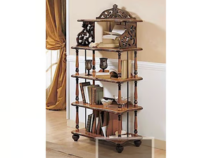 CANALETTO - Double-sided solid wood bookcase - Cabinet by Arvestyle