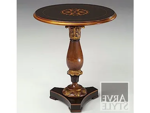CANALETTO - Round solid wood coffee table - Coffee table by Arvestyle