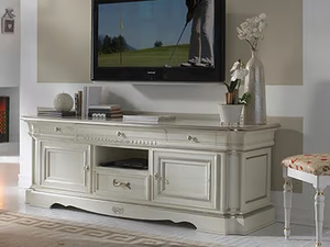 DOGI - Low wooden TV cabinet - Cabinet by Arvestyle