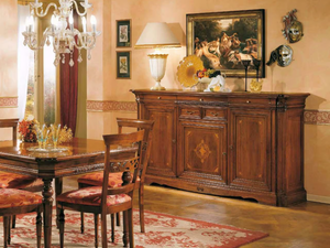 DOGI - Solid wood sideboard with doors - Cabinet by Arvestyle