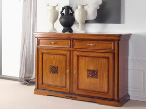 EXCLUSIVE - Solid wood sideboard with doors with drawers - Cabinet by Arvestyle