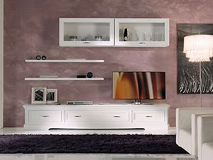 EXCLUSIVE - Solid wood TV wall system - Cabinet by Arvestyle