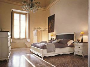 FENICE - Bed with upholstered headboard - Bed frame by Arvestyle