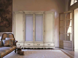 FENICE - Wood and glass wardrobe with drawers - wardrobe by Arvestyle