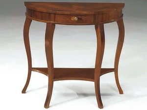 RODI - Demilune solid wood console table - Console by Arvestyle
