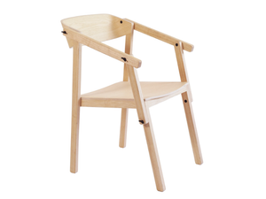 ATELIER - Ash chair with armrests - Chair by Askia