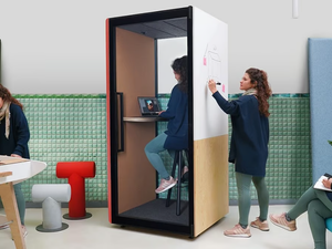 KAMELEON K1 - Acoustic fabric phone booth - Booth by Askia