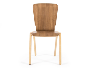 TIPRO - Stackable walnut chair - Chair by Askia