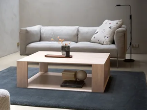 CHAMFER - Low rectangular wooden coffee table - Coffee table by ASPLUND