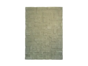 JL - Rectangular handmade wool rug with geometric shapes - Rug by ASPLUND