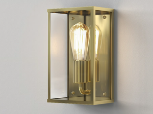 HOMEFIELD - Brass and glass wall lamp - Wall lamp by Astro Lighting