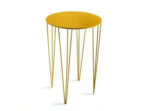 CHELE ROUNDED - Round iron contract table - Table by Atipico