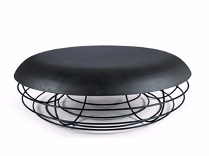 NUDO - Low round cement coffee table - Coffee table by Atipico
