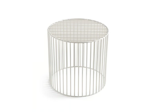 TAMBURO - Low round iron coffee table - Coffee table by Atipico