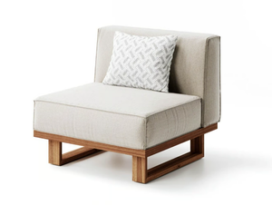 9.ZERO - Fabric garden armchair - Armchair by Atmosphera