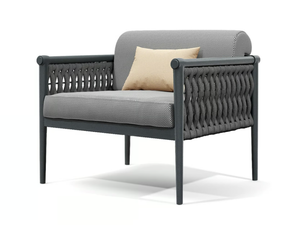DANDY 2.0 - Garden fabric easy chair with armrests - Armchair by Atmosphera