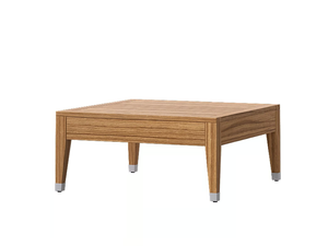 DESERT - Low square teak coffee table - Side table by Atmosphera