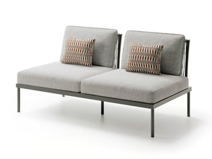 FLASH CENTRAL 2P - 2 seater fabric garden sofa - Sofa by Atmosphera