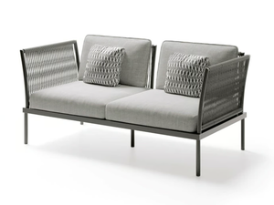 FLASH CENTRAL MODULE 2P - 2 seater fabric garden sofa - Sofa by Atmosphera