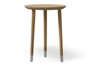 MEDUSA - Round teak high side table - Side table by Atmosphera