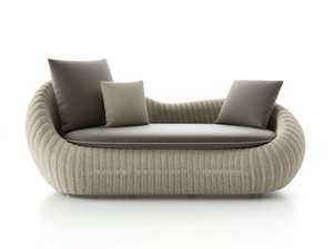 TWIGA - 2 seater polyethylene garden sofa - Sofa by Atmosphera