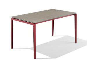GAO - Rectangular steel and PaperStone table - Table by BABEL D