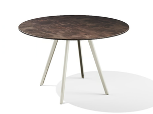 GAO - Rectangular steel table with PaperStone® top - Table by BABEL D