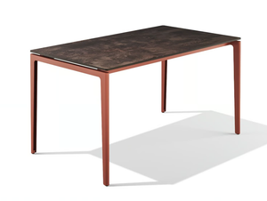 GAO - Steel table with HPL top - Table by BABEL D