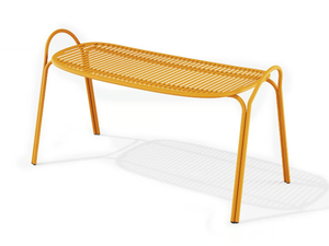 JOS - Powder coated steel bench - Bench by BABEL D