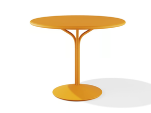 JOS - Round powder coated steel table - Table by BABEL D
