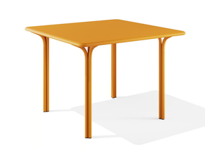 JOS - Square powder coated steel table - Table by BABEL D