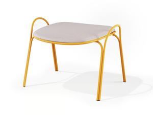 JOS - Steel stool with integrated cushion - Accessories by BABEL D