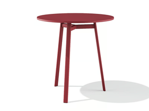 KANO - Round powder coated steel table - Table by BABEL D
