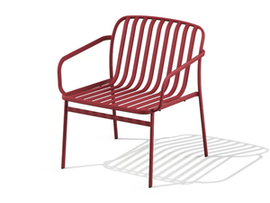 KANO - Stackable steel easy chair with armrests - Armchair by BABEL D