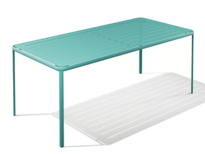 MELIK - Rectangular powder coated steel table - Table by BABEL D