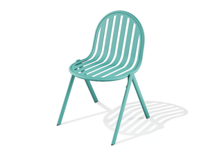 MELIK - Stackable powder coated steel garden chair - Chair by BABEL D
