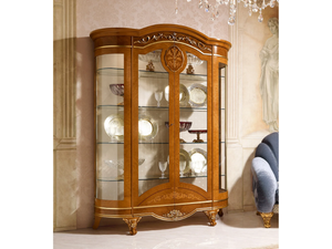 DIAMANTE - Wood veneer display cabinet - Cabinet by Barnini Oseo