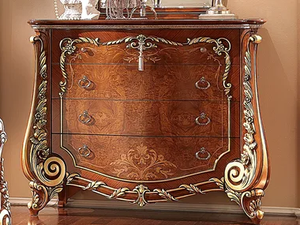 FIRENZE - Wood veneer chest of drawers - drawer by Barnini Oseo