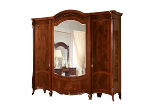 PRESTIGE - Mirrored wooden wardrobe - wardrobe by Barnini Oseo
