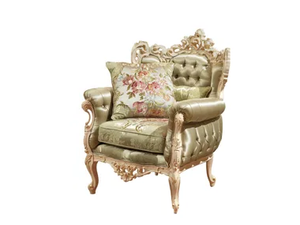 PRESTIGE PLUS - Tufted fabric armchair with armrests - Armchair by Barnini Oseo